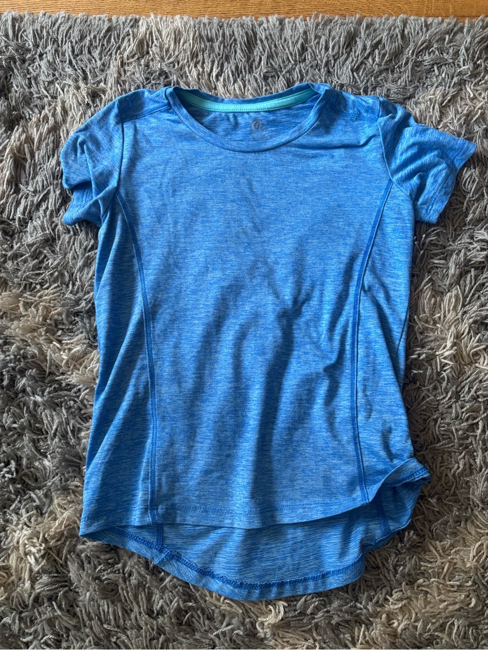 Champion Blue Girls' Short-Sleeve Athletic Tee